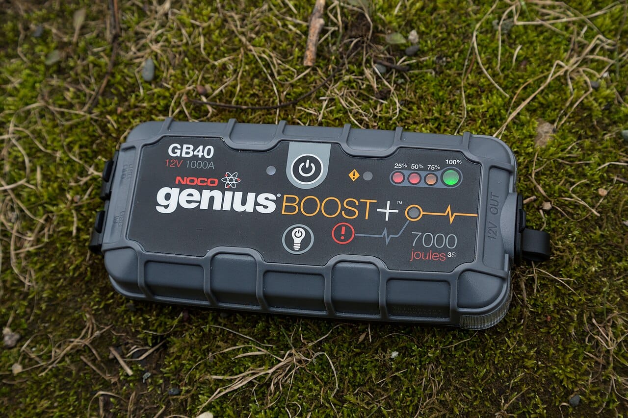 Portable 12V jump starter for an EV emergency kit, 2026