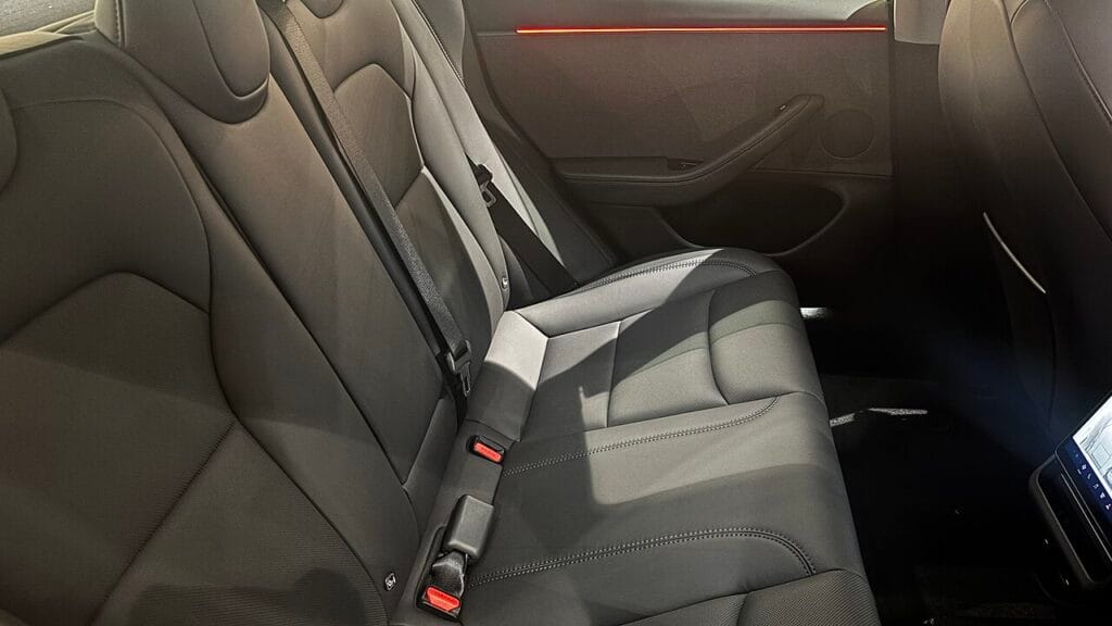 Tesla rear bench seats that benefit most from EV seat covers