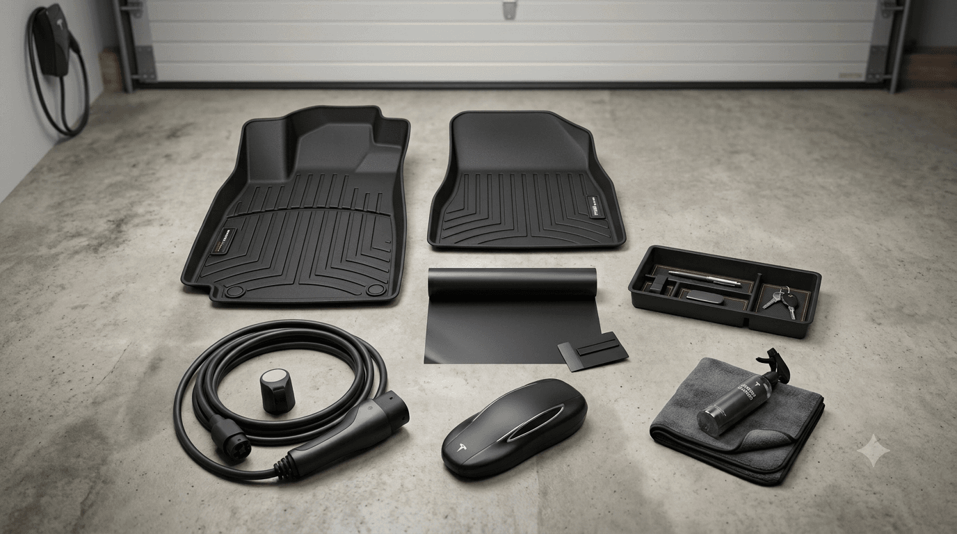 First Tesla Accessories: A New Owner’s 2026 Buy List