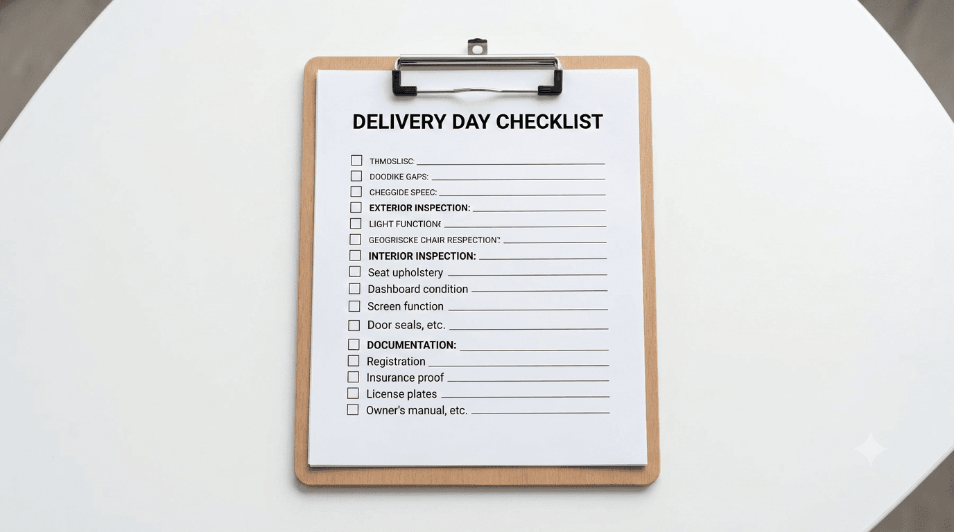 Tesla Delivery Day Checklist 2026: What to Inspect Before You Sign