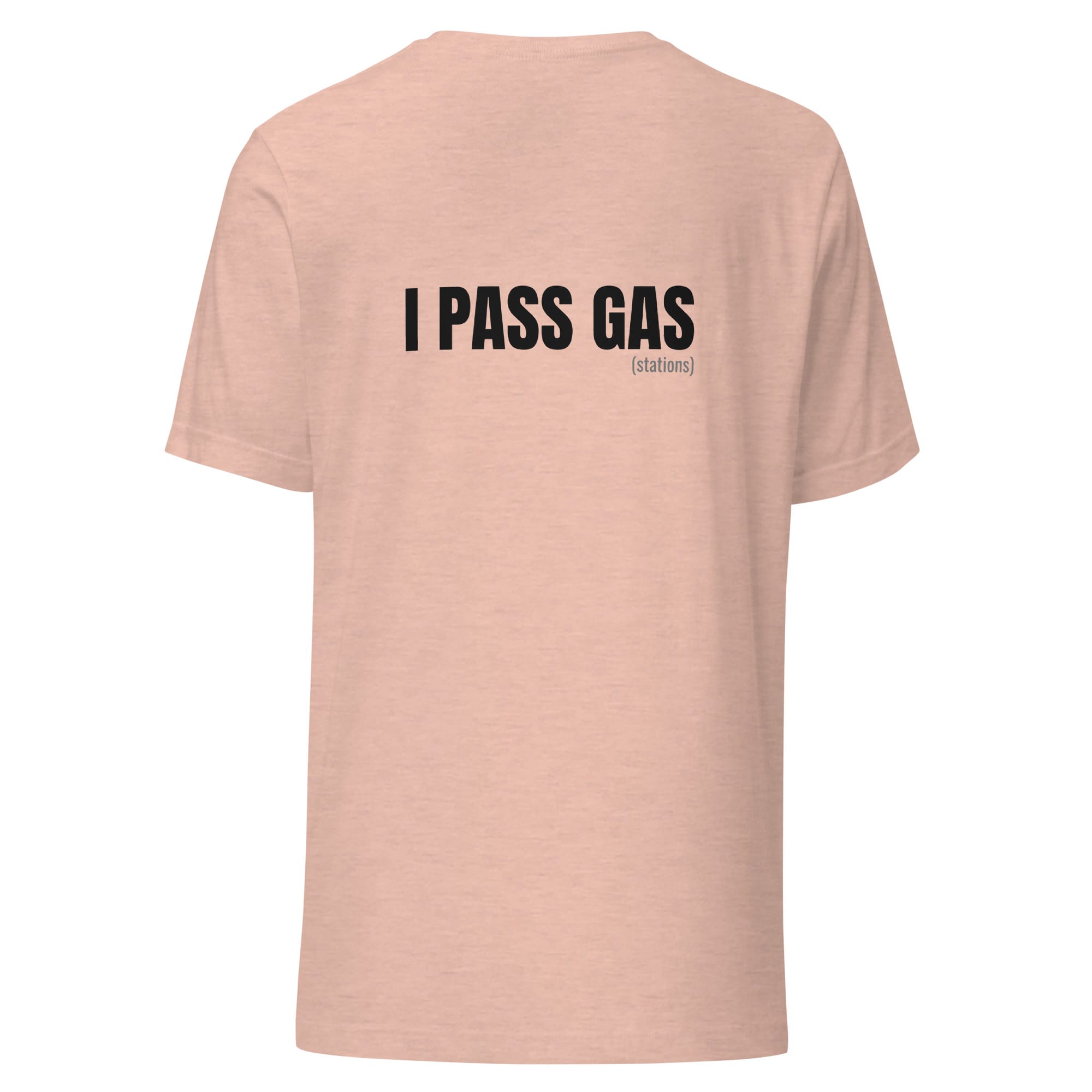 I Pass Gas (Stations) – Funny EV Owner T-Shirt - Image 2