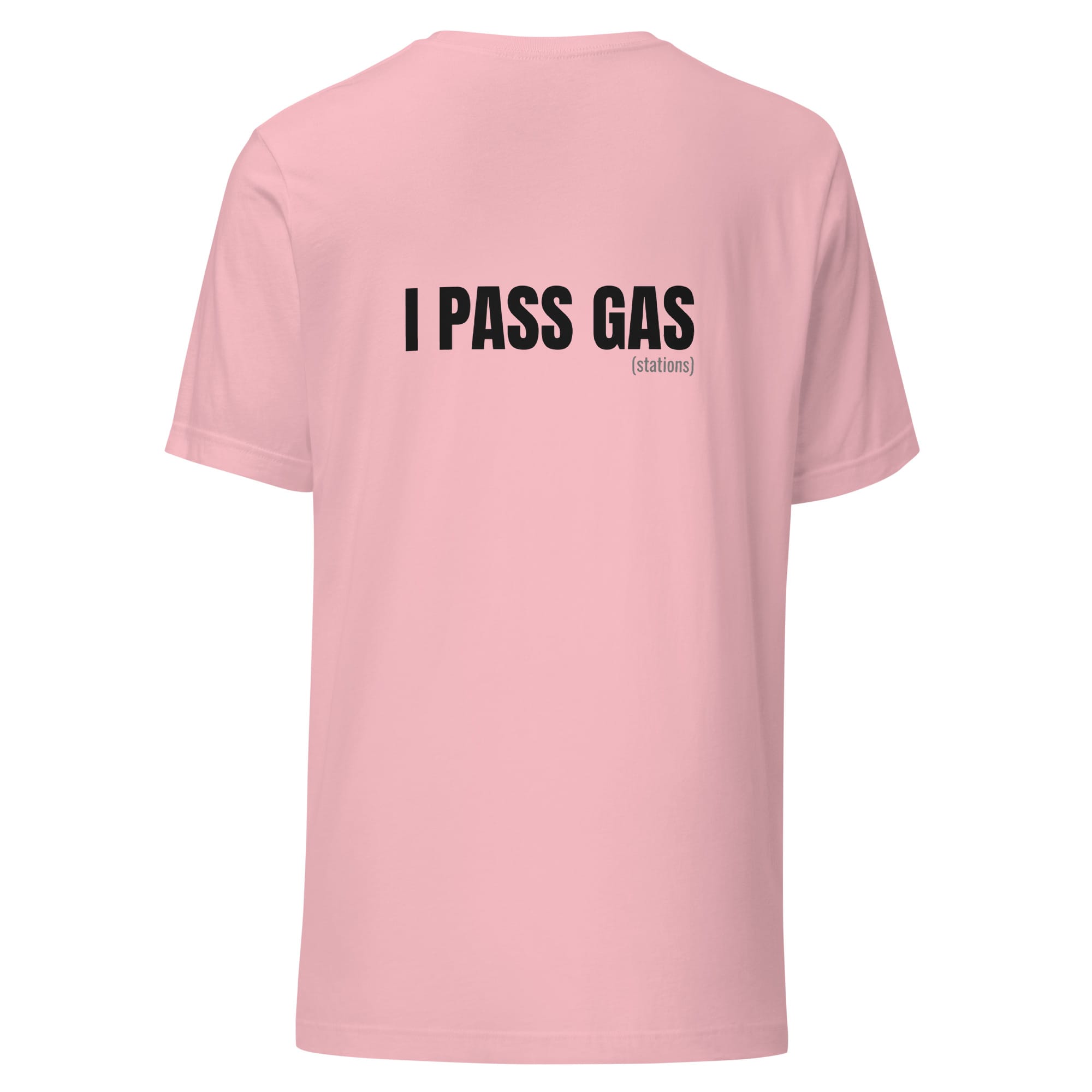 I Pass Gas (Stations) – Funny EV Owner T-Shirt - Image 3